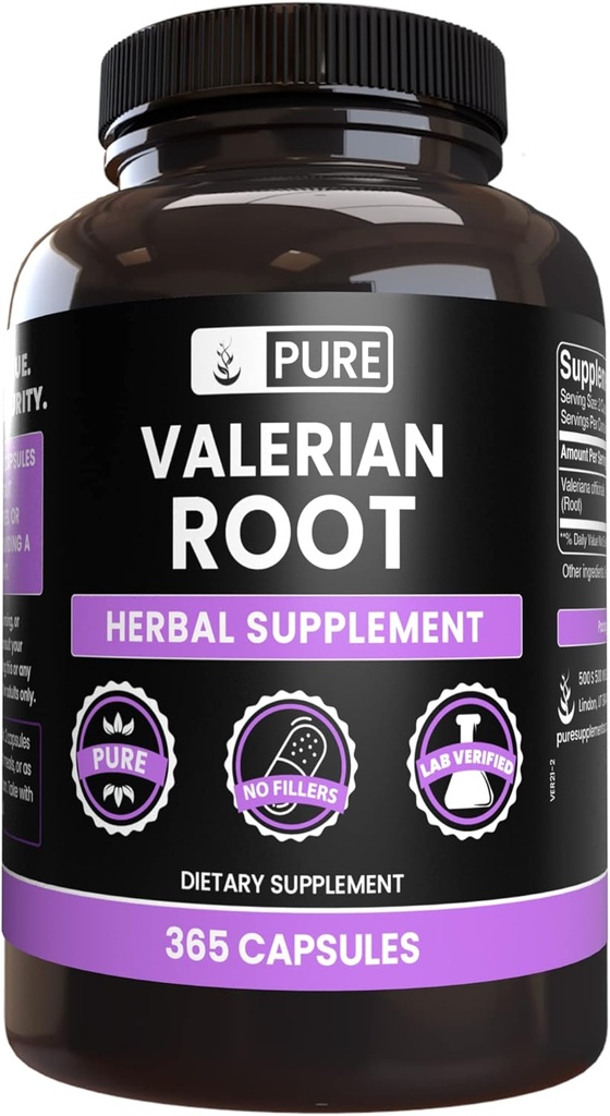 PURE IZVIRNIKI SESTAVINE Valerian Root (365 kapsul) Brez magnezija ali riževih polnil, vedno čista, laboratorij preverjen