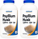 Nutricost Psyllium Husk 1500 mg; 500 kapsul (2 steklenici)