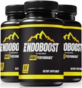 (3 paket) Endoboost za moške - (uradno) Endoboost zmogljivosti, Endo Boost dopolnila, Endoboost Boost kapsule, Endobost Mnenja za zdravstvene tablete Pro Napredna Formula (180 Kapsule)
