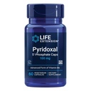 Podaljšek življenja Piridoksal 5'-Phosphate Caps-vitamin B6, 100 mg, Bioactive B6 za kardiovaskularno, ledvično in živčno zdravje - Gluten-free, Ne-GMO, Vegetarian-60 Vegetarijanske kapsule