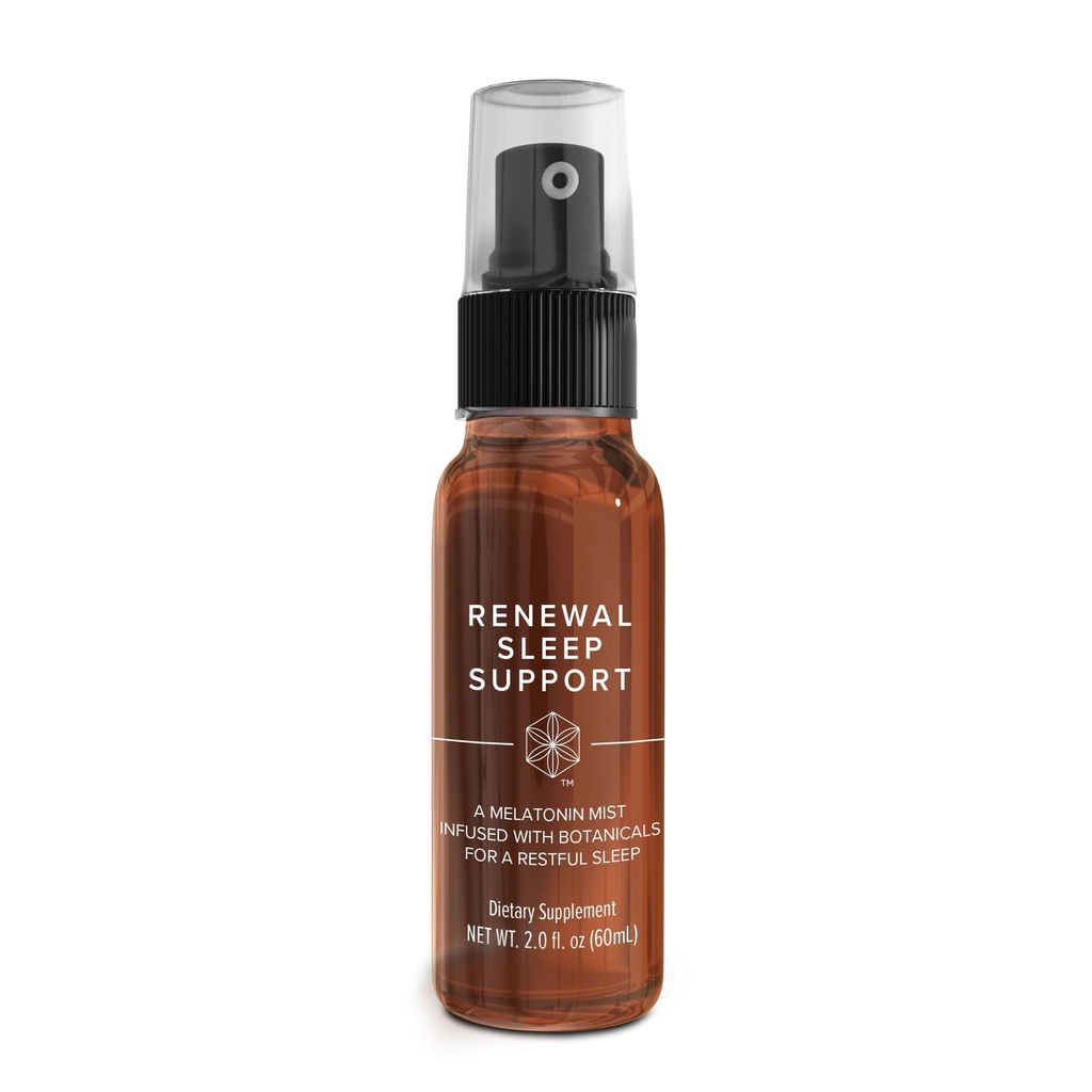 Isagenix Obnova podpore za spanje TM - hitro delujoča ustna melatonin spray - Infued with Botanicals for Natural Sleep Cycle Realignment - Osvežitev Cool Spearmint aroma - Brez umetnih sestavin