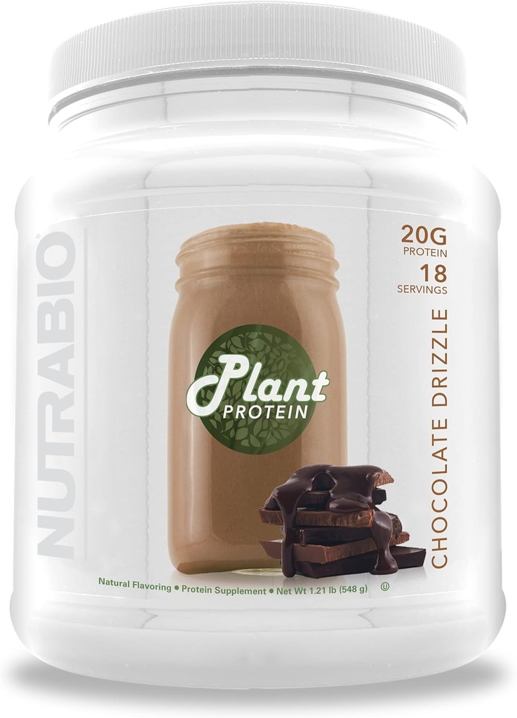 NutraBio Plant Protein Powder– Vegan Protein Powder – 20G beljakovin na Scoop – Organska, laktoza brez laktoze in mlečni prosti čokoladni rosenje 18