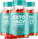 (3 Pack) Ketolicious Keto ACV Gummies, Ketolicious Gummies Napredno Formula 1050MG, All Natural Premium Plus Apple Cider Vinegar Gummy Največja moč Gomitas Mnenja, 180 Gummies za 3 mesece