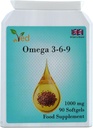 Ved Omega 3-6-9 Food Supplement softgel, iz Olje oljne ogrščice Cold Press, 1000 mg 90 Soft Gel - 90 dni.