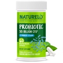Naturelo probiotiki za digestivno zdravje - 50 milijard CFU, 11 sevi dnevno dopolnilo - okrepi imunski sistem, zapoznelo sproščanje, 60 vegetarijanske kapsule