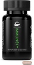 Sur Imunity Imunity Imunity Supplement with Vitamin C, Acerola Cherry, Kurkuma in zeleni čaj Extract - Optimalna obramba Wellness Regimen, Antioksidant Blend & Vegan Polyphenol dodatek (120 kapsul)