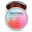Veganska Beauty Support Gumies Colagen Booster z Biotin, Vitamin C, A, E, Folna kislina, in več - 60 Gumies - Plastični brezplačen kositer - Izdelan z naravnimi sestavinami