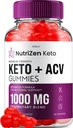 NutriZen Keto ACV Gummies - Napredna Formula Nutri Zen Keto Plus ACV Gummies Apple Cider Vinegar Keto Nutrizen ACV Gummies Dietni dodatek Ocene moških žensk (60 Gummies)