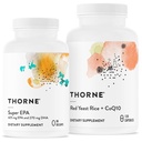 THORNE - Super EPA in Red Yeast Rice & CoQ10 Bundle - Podpira Cardiovascluar, Joints, Možgani in zdravje kože - 90 do 120 Servings