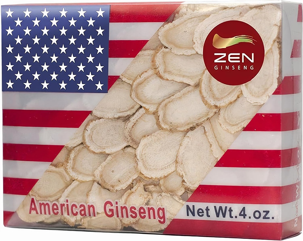 1 Box of Hand Izbrani ameriški Wisconsin Ginseng Slice (4 Oz.) - Pospešiti vaš imunski sistem hitro