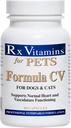 Rx Vitamini Formula CV za pse in mačke - Zdravje mačk in psov - Podpora za srce mačk in psov - 90 ct