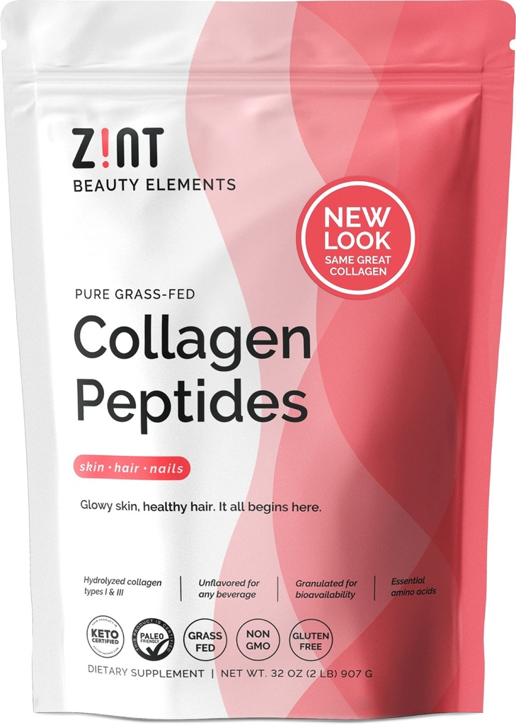 Zint Collagen Peptides prašek (32 oz) 