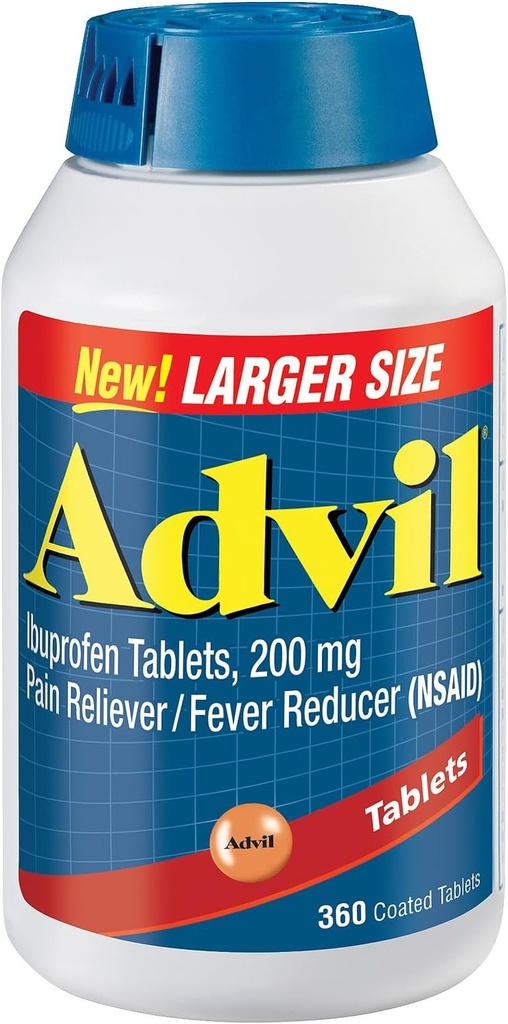 360 Obložene tablete 200 Mg bolečine Reliever