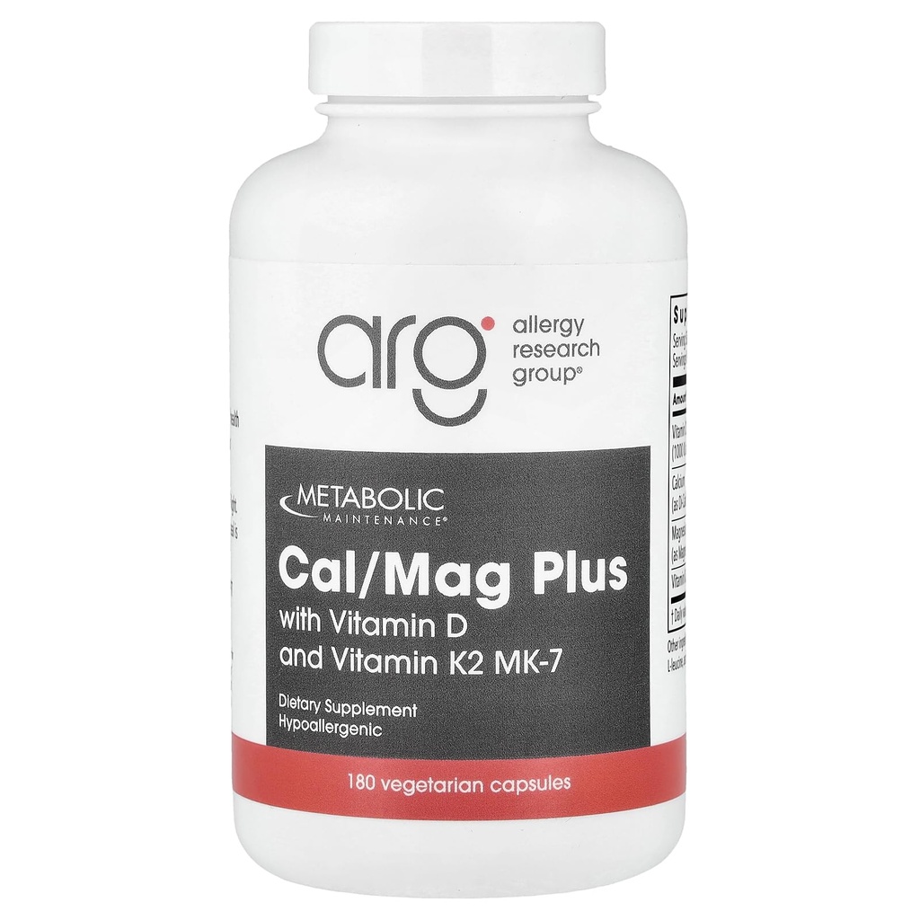 Presnovno vzdrževanje - Cal/Mag Plus w/Vitamin D & K2 180 kapsul