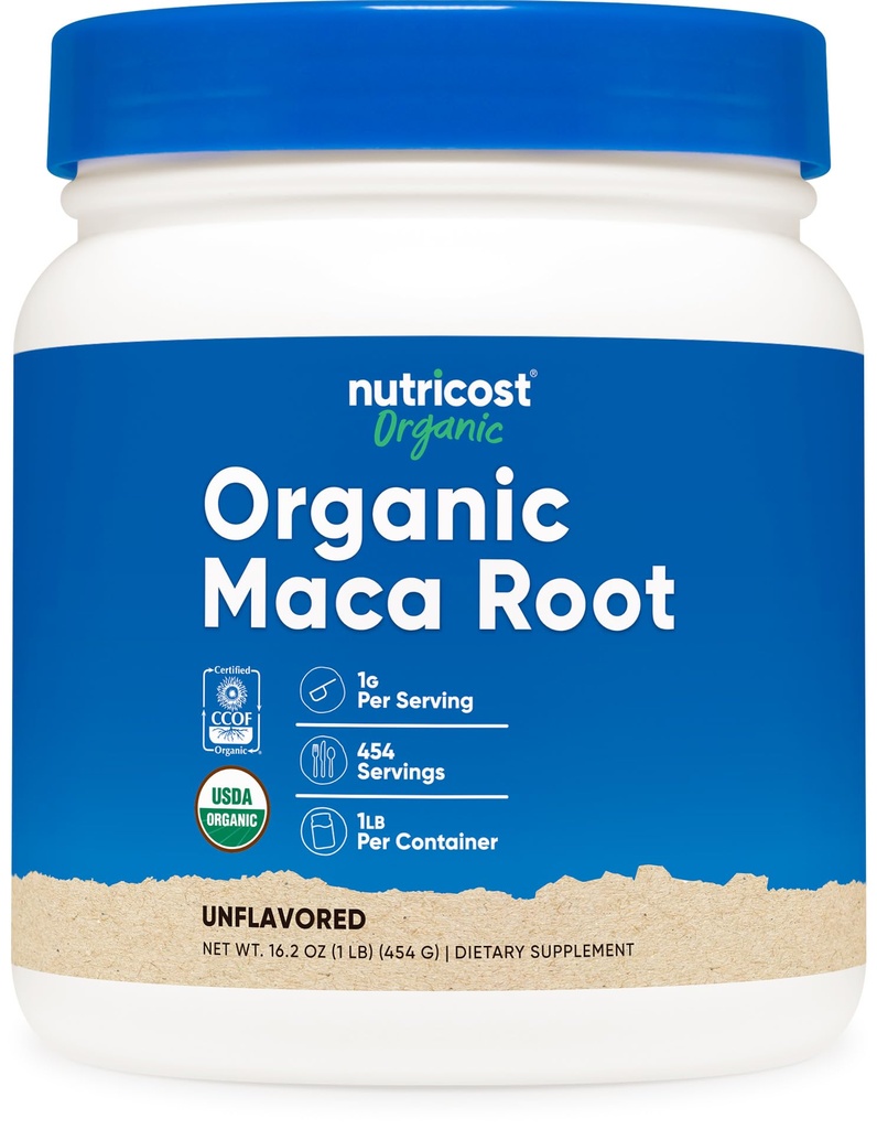 Nutricost organski korenski prah Maca (1 LB)