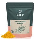Lily of the Valley Sea Buckthorn Powder - Rhamnus Cathartica - brez dodanega sladkorja - okus po jagodičevju - Vegan & Gluten-free - pakirano v Reseable Pouch (4oz, 113g)