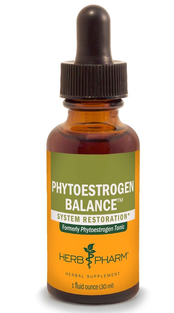 Herb Pharm Phytoestrogen Balance Liquid Herbal Formula for Female Reproductive System Support - 1 Ounce