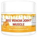 Ekološka bee Venom terapija Serum, Professional Joint & Muscle & Bone Release Cream - 24 ur Pomirjujoče učinkovito sproščanje za hrbet, vratu, roko, nogo, koleno, mišice, ramena, Hip, živec