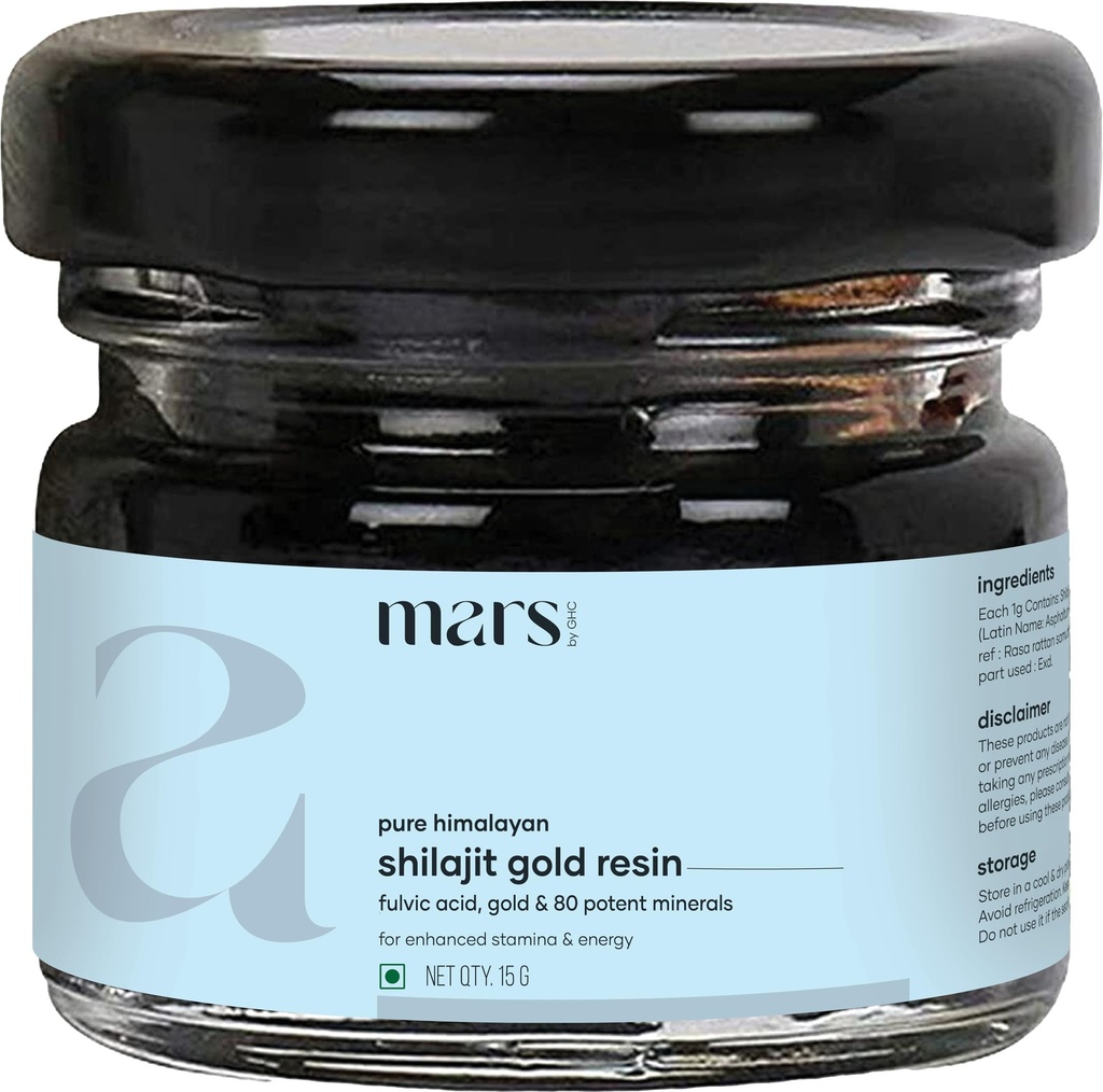 Mars Himalajan Shilajit Gold Resin – Organsko izvlečen iz visoke nadmorske višine Himalaja 