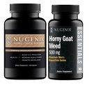 Nugenix Dušikov oksid Booster in Horny Koze plevel dopolnila za moške