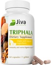 Jiva Botanicals Triphala Supplement - Triphala Kapsule narejene z Amalaki, Bibhitaki in Haritaki prašek za normalno prebavno zdravje in normalen imunski sistem - 60 kapsul