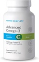 Cooper Complete - Advanced Omega 3 - ribje olje dodatek, koncentriran EPA + DHA Omega-3 Maščobne kisline 1400 mg - 60 Softgels na steklenico. Pakiranje po 2