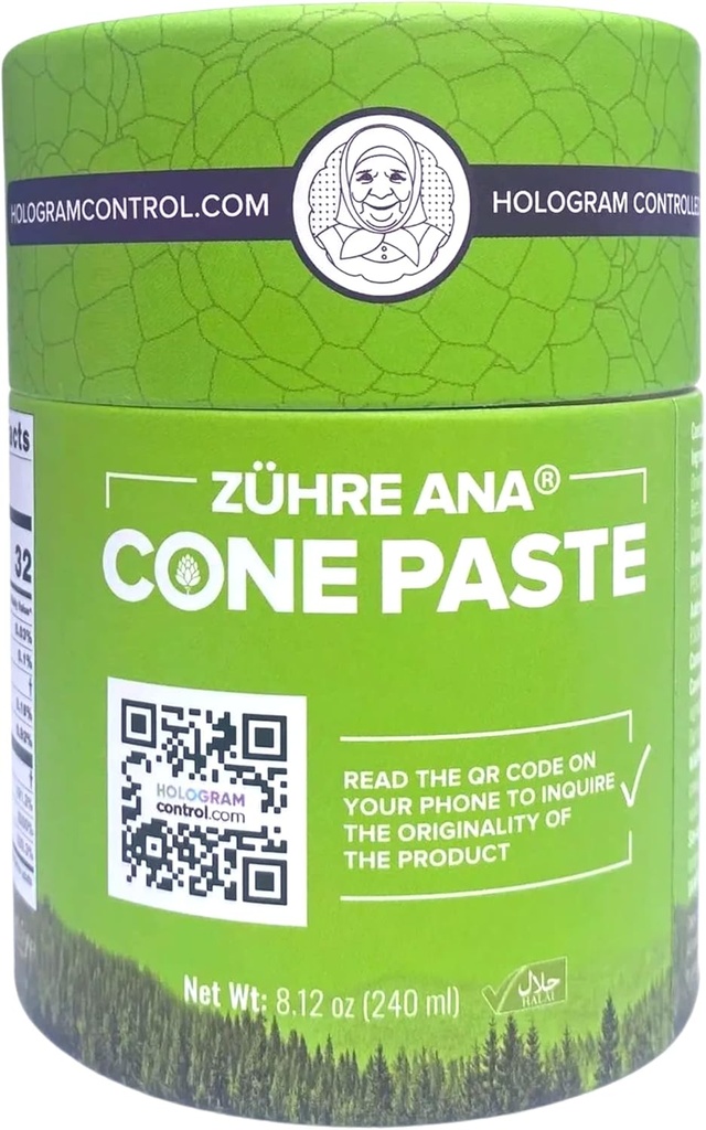 Pine Cone Paste - Alpha Pineen pomaga s kratko sapo lajšanje, kašelj simptomi, Imunska podpora in okrepljena energija (8 oz) 8.0 Fl Oz