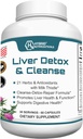 Hibridni Nutraceuticals Jetrna čistila Detox in popravila - Milk Thistle, Artichoke Extract, Dandelion Root
