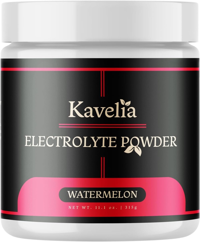 Ultra Premium Electrolyte Powder Keto Diet - Eterični minerali, vključno s kalcijom, magnezijem in kalijem, z vitamini C, D3 in K2 (regularna, lubenica)