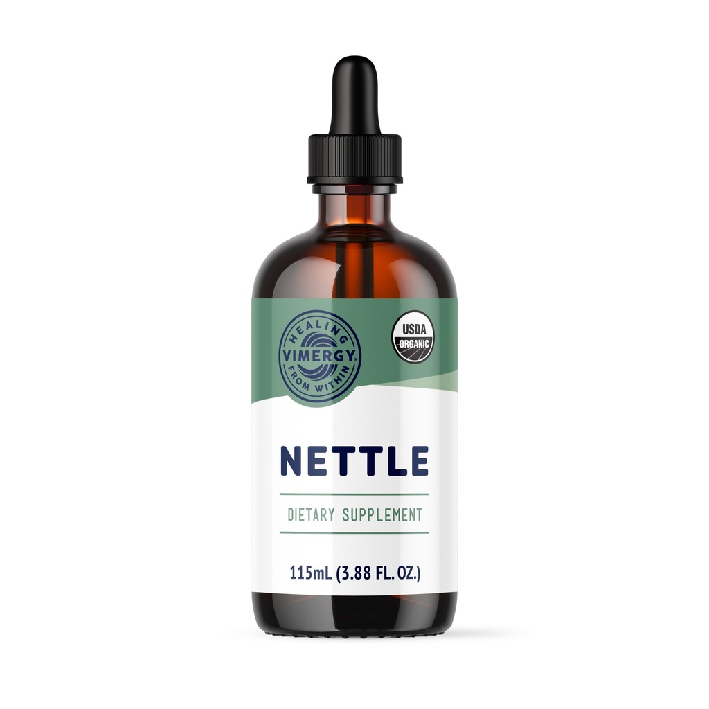 Vimergy Nettle – Superhrana za zdrav celični odziv* – Spodbuja zdravje kosti* – USDA Certified Organic, Vegan, Gluten-free – 115 ml (57 Servings)