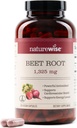 NatureWise korenske kapsule sladkorne pese 1325mg z organsko peso - booster dušikovega oksida za cirkulacijo in podporo za zdravje srca - Vegan, brez glutena, ne-GMO - 240 kapsul[120 dnevna zaloga]