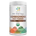 Certified Organic Ashwagandha Root Powder 16Oz -1Lb. Naravni stres, Možgani in imunske podpore. Izboljša splošno zdravje. Surova Superfood. 100% naravno zelišče