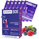 Glukoza SOS Glukoza Berry Medley Glukoza v prahu, naravna dekstroza Pakiranje, hitra absorpcija, takojšnja raztapljanje, brez vode, 6 vrečk na škatlo