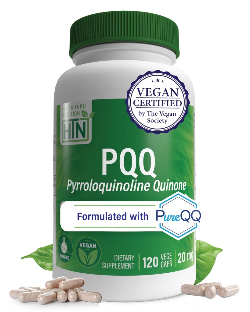 Health Thru Nutrition PQQ 20mg 120 Servisi Pirolokinolin kinon kot PureQ  Dodatek
