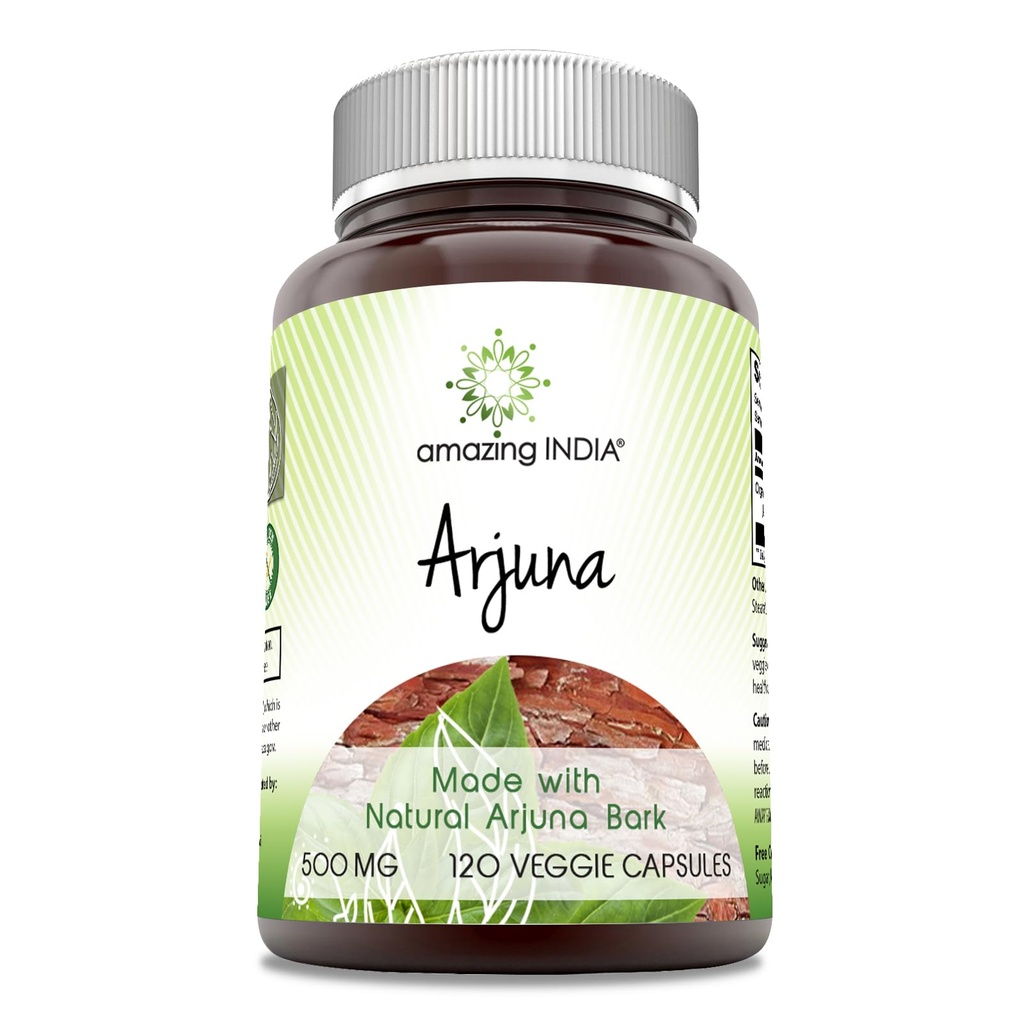 Osupljiva Indija Arjuna (Made with Natural Arjuna) 500 Mg dodatek 