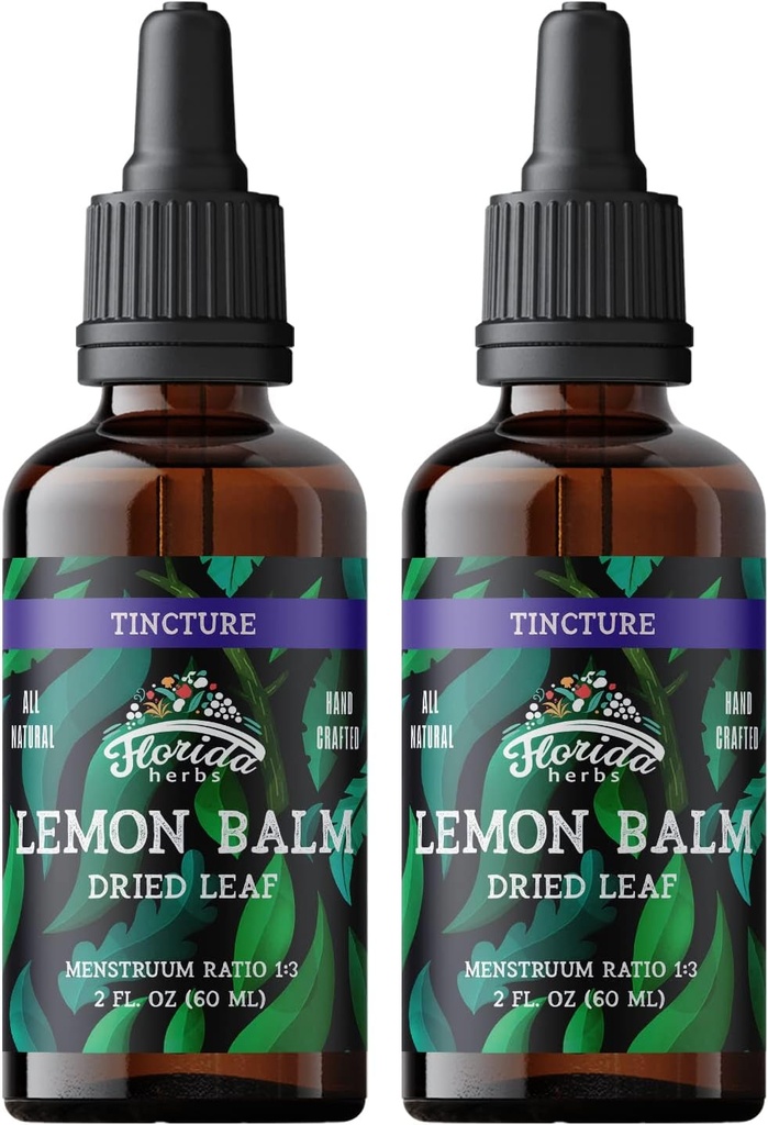 Tinktura limone - Ekološke limone kapljice - Limona Balm ekstrakt - Made in USA - Organic 4 Fl Oz