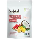 Sunfood Superfood Hydration Renew- Coconut Water Powder, Elektrolites Powder z limono, Morska sol in minerali, Čisti organski elektrolitski pijača Mix - 8 oz Bag