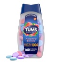 TUMS Ultra moč žvečljive antacidne tablete za zgago Relief in kisle prebavne motnje, Razvrščene jagode - 160 Število