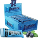 Braven Bar Blueberry Energy Bars (1.59 oz, paket 20) – Energijski žveči s 5g proteini – On-the-Go Energy Prigrizki za tek, pohodništvo in šport - Gluten brezplačni prigrizki za trajno povečanje energije