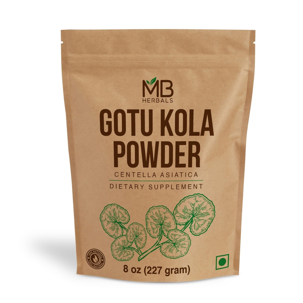 MB Zelišča Gotu Kola Prašek 8 oz (0, 5 lb / 227 Gram) 