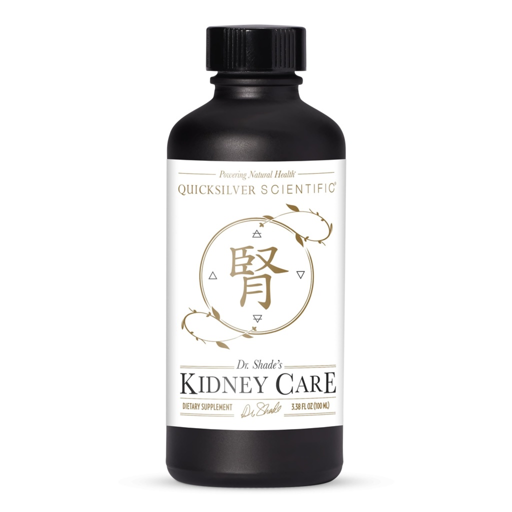 Quicksilver Scientific Ledvice Care - Ledvice čiščenje & Limfatični Drainage dopolnila - Astragaloside IV Extract, Zhu Ling, Goldenrod, Ferulična kislina, He Shou Wu & Dandelion Leaf (3.38oz / 100ml)