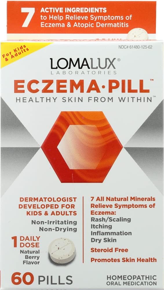 Loma Lux Laboratories Homeopathies dodatek, ekcema, 60 Število (3 pakiranje)