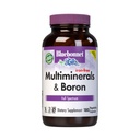 Bluebonnet Multi Minerals Supplement Plus Boron kelirani magnezij Kalijev baker Selen manganov krom in cink kompleks za ženske in moške - brez železa, ne-GMO, Gluten-free - 180 zelenjavnih kapsul