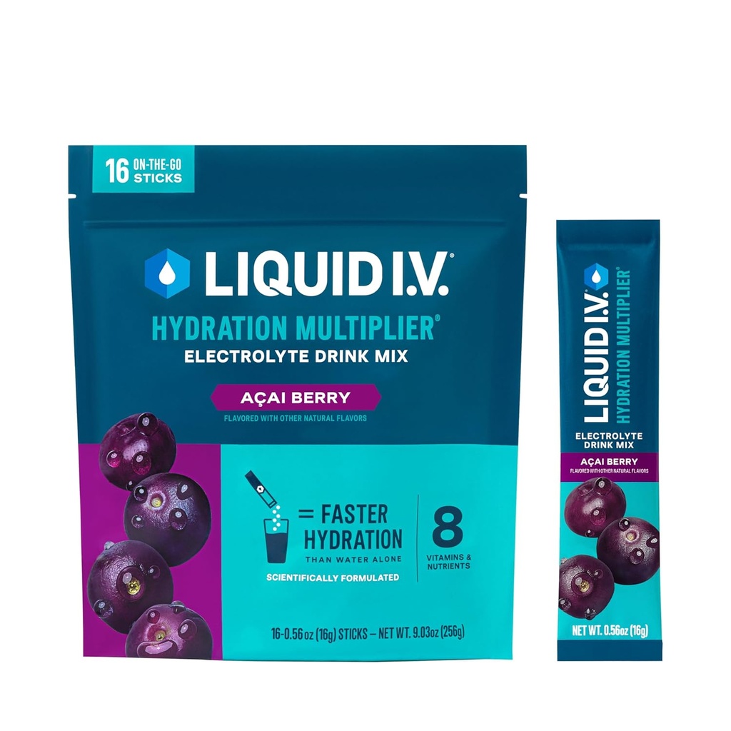 Tekoči I.V.® Hidracija Multiplier® - Açaí Berry - Hidracija Powder Packets 