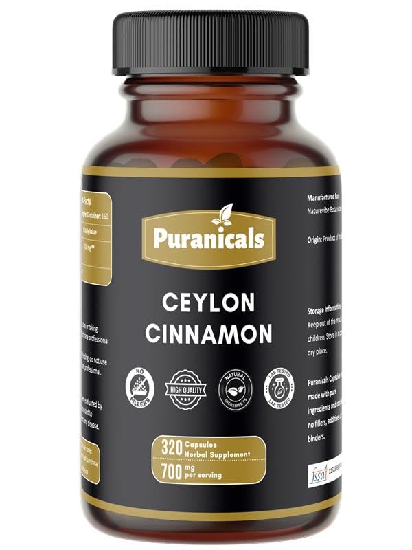 Ceylon Cinamon Premium 320 Kapsule Brez GSO in glutena 