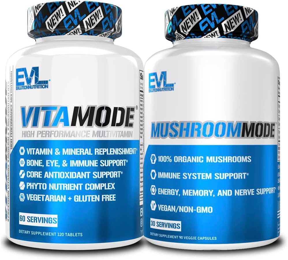 Evalvacija Moški multivitaminski in gobji kompleks Dodatki Prehrana Daily Multivitaminski z eteričnimi minerali in Phytonutrient Complex Plus Nootropic Lions Mane Gobe dopolnilne kapsule