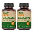 DEVA Vegan Glucosamine-MSM-CMO & Kurmova dopolnila - Gluten Prost rastlin na osnovi prehrane dodatek - 90 tablet (Pack of 2)