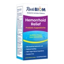 RectiBiom probiotic hemorhoid Relief Suppositorys with Skin Meothing naravne sestavine, hitro lajšanje. Hialuronska kislina in izvleček kurkuma, veganska formulacija brez glutena