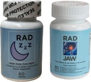Rad ZZZ Rad Jaw Bundle naravna pomoč za počitek in TMJ pomoč dodatek, Alleviate Jaw bolečine, zmanjšanje zob Grinding in clenching, ki ga je razvil zobozdravnik, Made in the ZDA