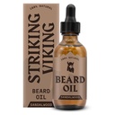 Brisanje Viking Sandalwood Beard olje za moške - 2 Fl Oz, Sandalwood Scent - Natural Hydrating & Mehčanje Beard Care z argan, Jojoba, Almond & Tea drevo - Nemastna, hitro absorbira Formula